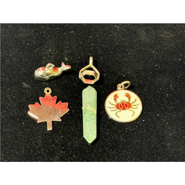 4 Sterling Silver Charms/Pendants