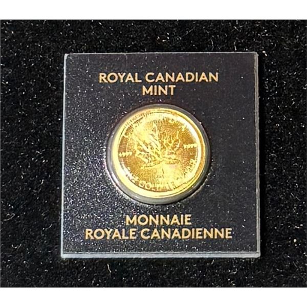 Royal Canadian Mint 1g 9999 Fine Gold Coin