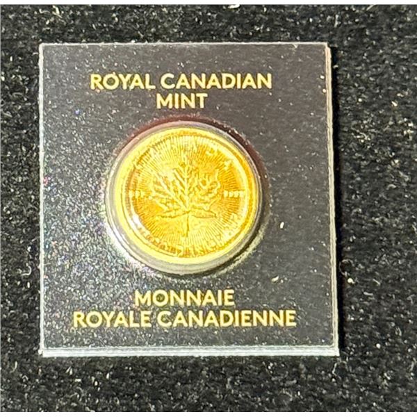 Royal Canadian Mint 1g 9999 Fine Gold Coin