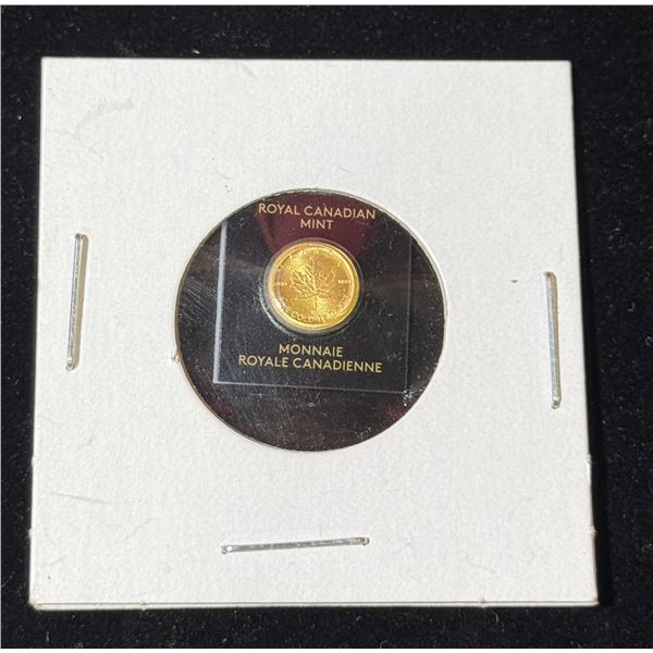 Royal Canadian Mint 1g 9999 Fine Gold Coin