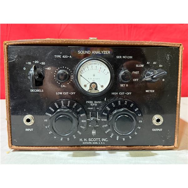 HH Scott Inc. Sound Analyzer