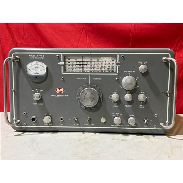 Barker & Williamson Inc. Model 5100-B Radio Transmitter