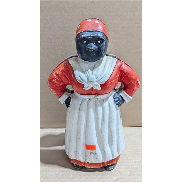 VTG Cast Iron Coin Bank