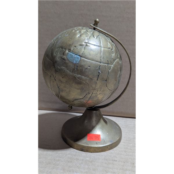 7" Brass Globe