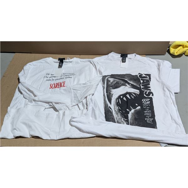 2 Scarface & Jaws Shirts