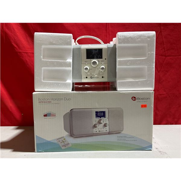 Boston Horizon Duo AM/FM Stereo Radio (No Remote)