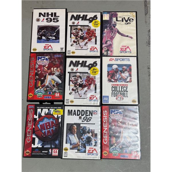 Lot of Assorted Sega EA Sports Games