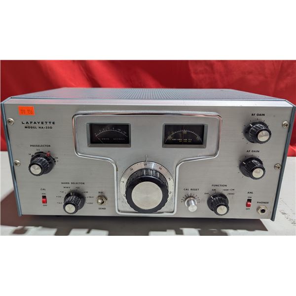 Lafayette Model HA-350 Ham Radio Receiver