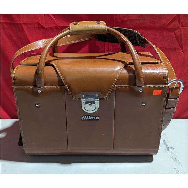 Faux Leather Nikon Camera Bag