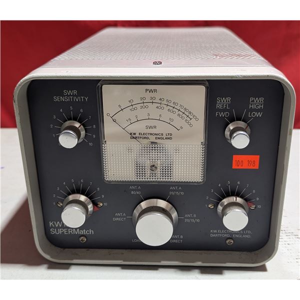 KW Electronics Ltd. SUPERMatch Antenna Tuner Unit