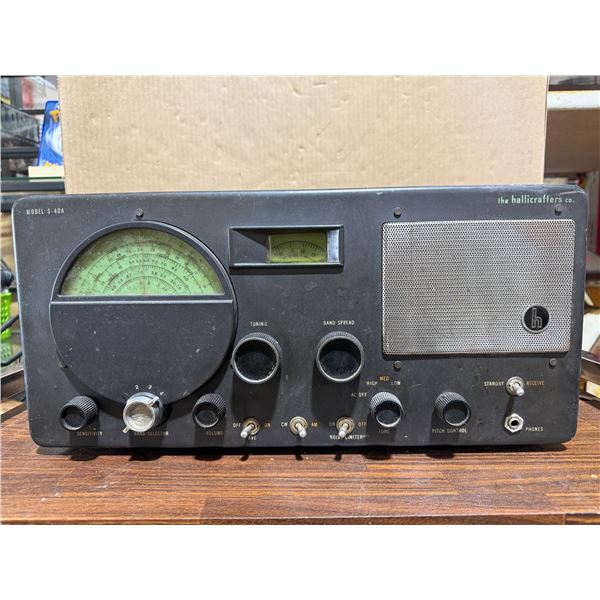 The Hallicrafters Co. Model S40A Receiver