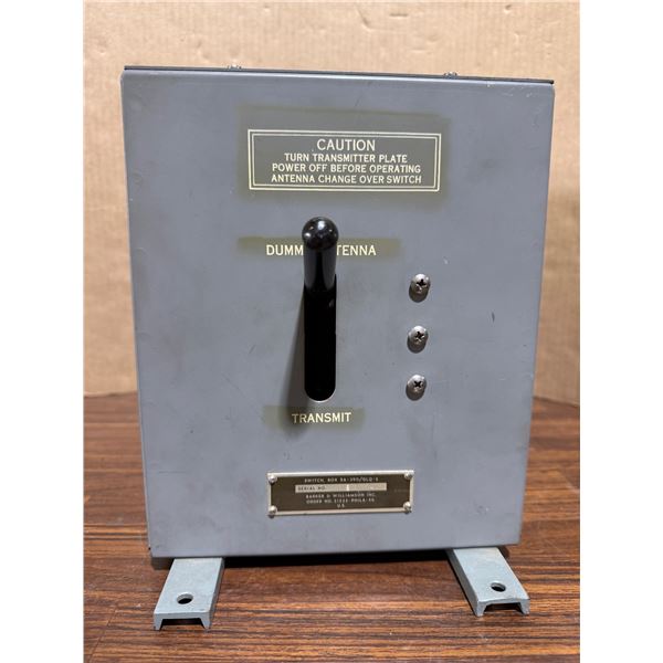 Barker & Williamson Switch Box SA-390/GLQ-2