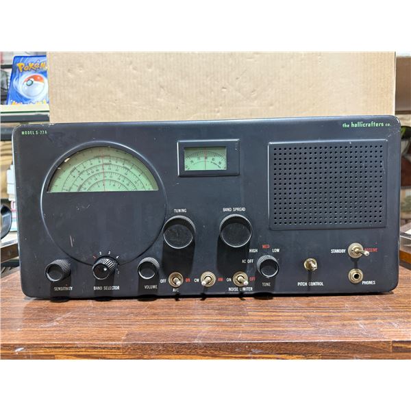 The Hallicrafters Model S-77A Receiver