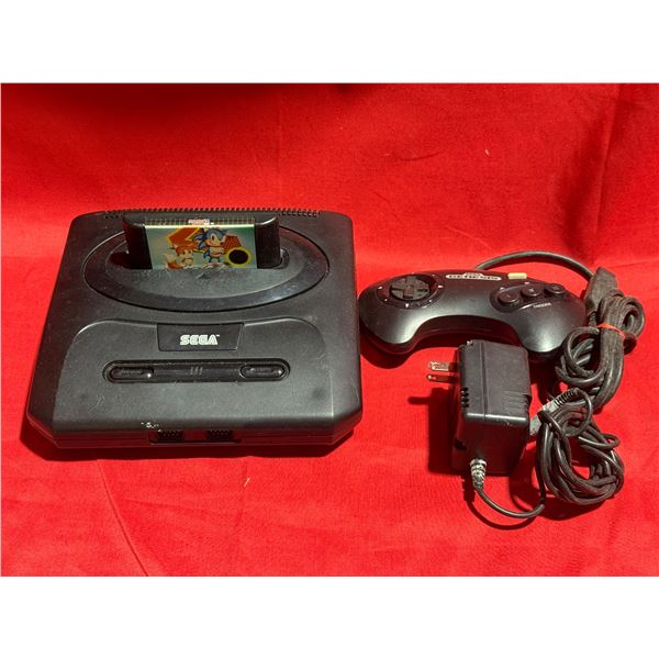 Sega Video Game Console With Sonic Game & Controller
