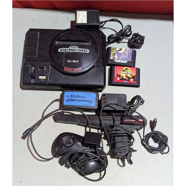 Sega Genesis Video Game Console With 2 Games & Controllers