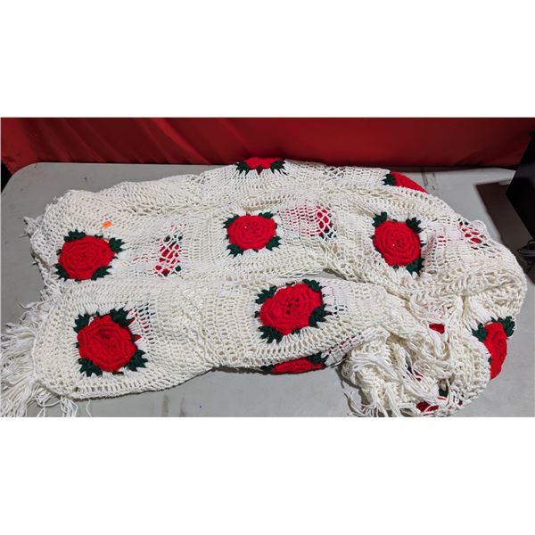 Knitted Bud Blanket