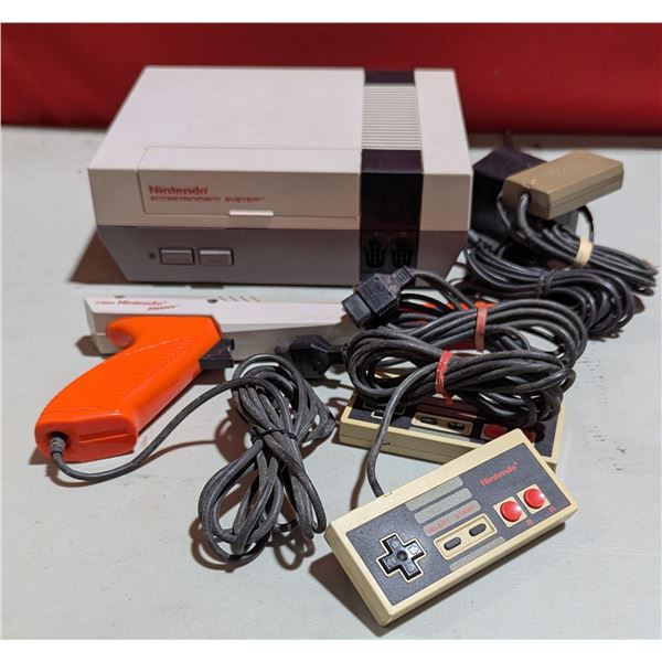 Super Nintendo Video Game Console With Controllers