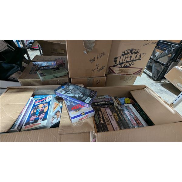 Large Lot Of Assorted VHS Tapes