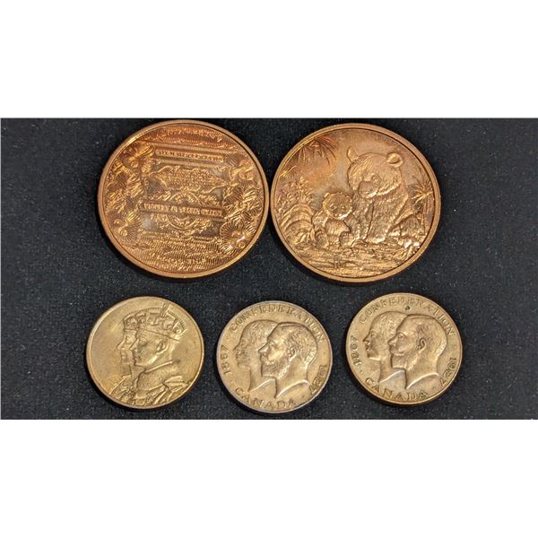 2 Copper 1 Troy Oz Coins & Confederation Coins