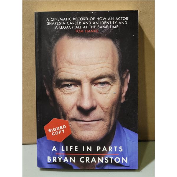 Signed A Life in Parts by Bryan Cranston Book