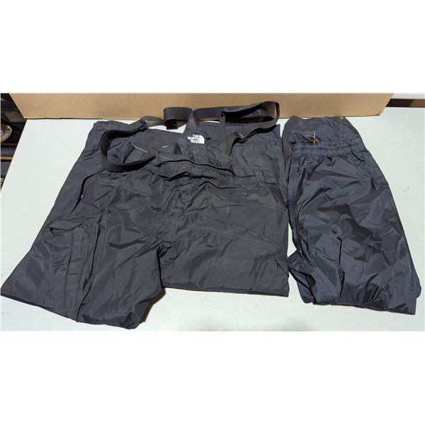 North Face Mens Waterproof Overalls XL and Waterproof Pants XL