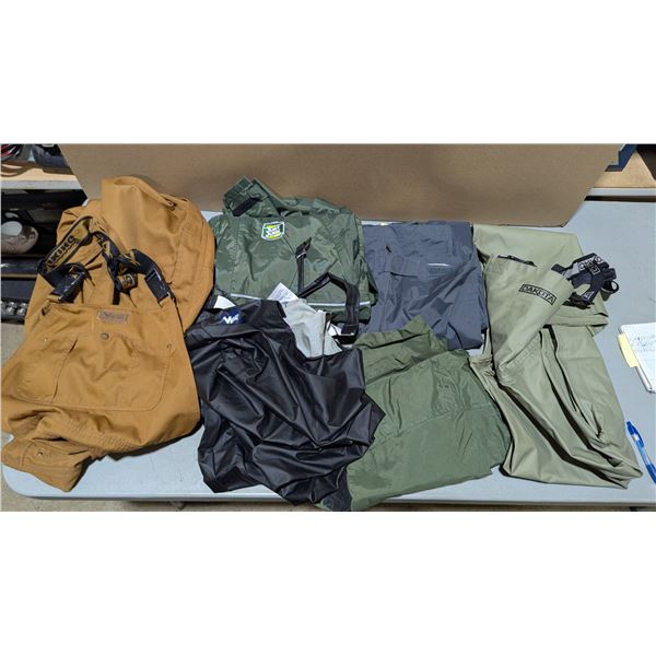 Lot of Viking Overalls, waterproof pants and rain jacket