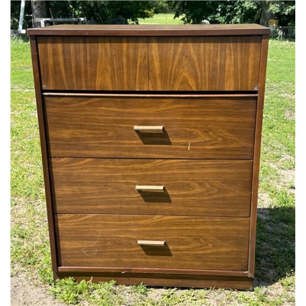 MID-CENTURY TALL DRESSER BY BASSETT FURNITURE INDUSTRIES, INC. (MATCHES DRESSER IN LOT 1!)