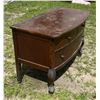 Image 7 : ANTIQUE TIGER OAK WASHSTAND WITH UNIQUE ACANTHUS LEAF CARVED FOOT