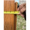 Image 14 : SOLID OAK WOOD FOUR-DRAWER FILING CABINET