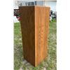 Image 3 : SOLID OAK WOOD FOUR-DRAWER FILING CABINET