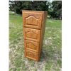 Image 9 : SOLID OAK WOOD FOUR-DRAWER FILING CABINET