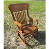 Image 3 : VINTAGE OAK ROCKING CHAIR