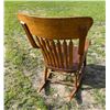 Image 5 : VINTAGE OAK ROCKING CHAIR