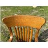 Image 7 : VINTAGE OAK ROCKING CHAIR