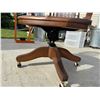 Image 5 : ANTIQUE VICTORIAN OAK SWIVEL DESK OFFICE CHAIR