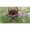 Image 8 : ANTIQUE VICTORIAN OAK SWIVEL DESK OFFICE CHAIR