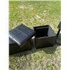 Image 16 : BAXTON STUDIO THEA FAUX LEATHER FURNITURE, BLACK LOT