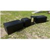 Image 6 : BAXTON STUDIO THEA FAUX LEATHER FURNITURE, BLACK LOT