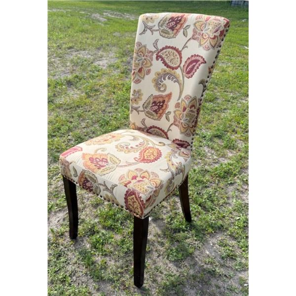 ADELAIDE OCHRE FLORAL DINING CHAIR
