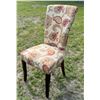 Image 1 : ADELAIDE OCHRE FLORAL DINING CHAIR