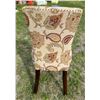 Image 4 : ADELAIDE OCHRE FLORAL DINING CHAIR