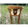 Image 10 : ANTIQUE PETITE FRENCH-STYLE ARMCHAIR AND VINTAGE DANISH PINE ARMCHAIR