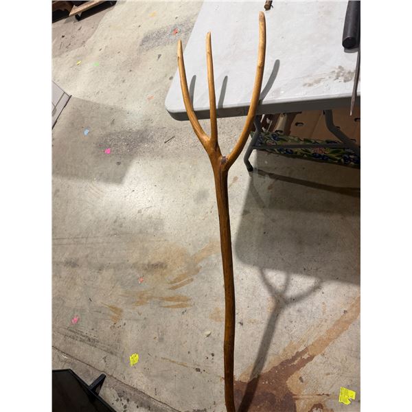 Wooden hay Fork