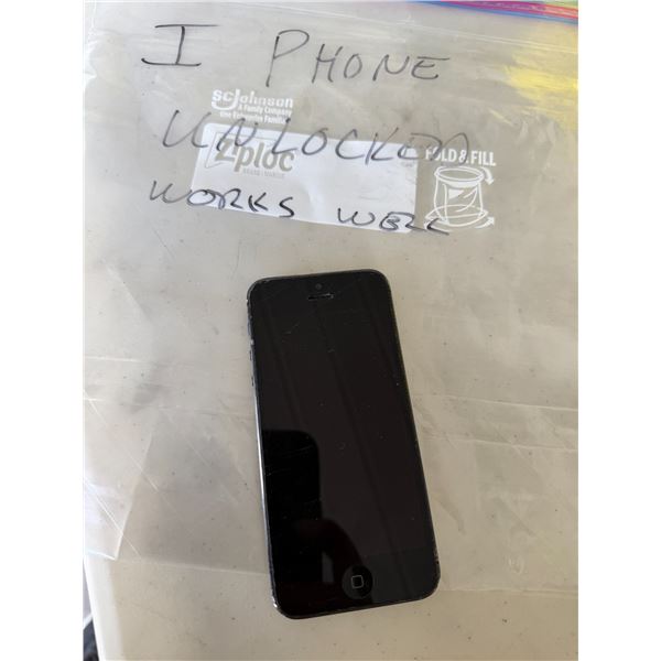 iPhone unlocked and works well