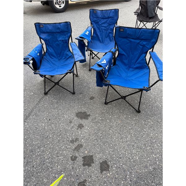 3 camp chairs