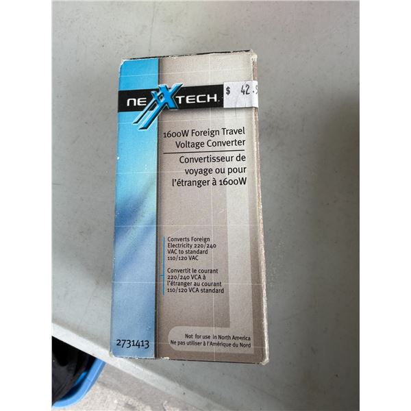 Foreign travel voltage converter