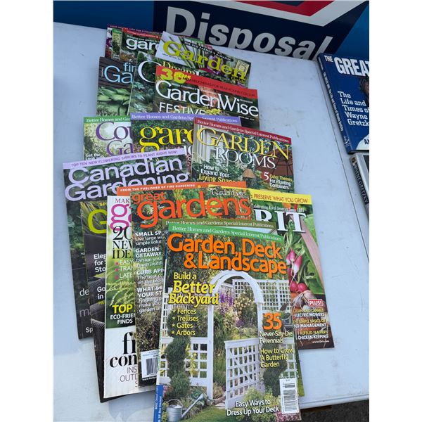 Garden deck and Landscape magazine