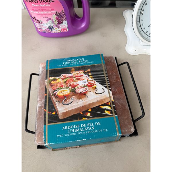 Himalayan pink salt plate