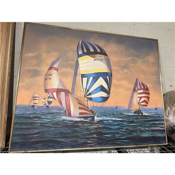 Sailboat  artwork 50 x 40