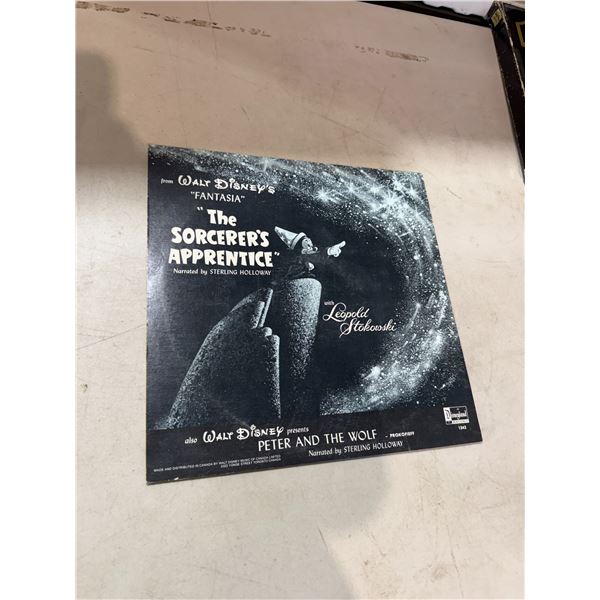 Walt Disney Fantasia, the sorcerer's apprentice record